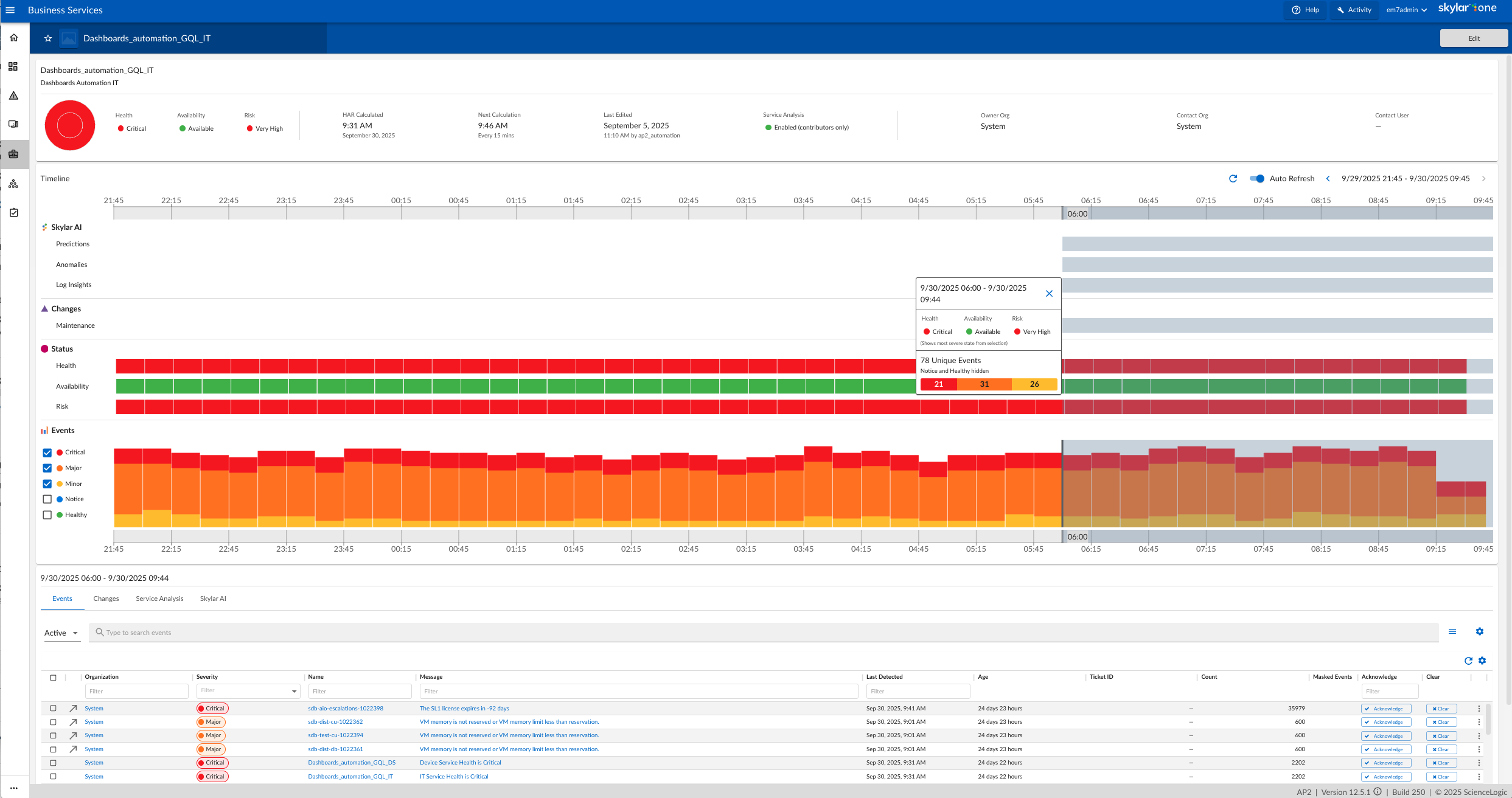 skylar-one-service-visibility